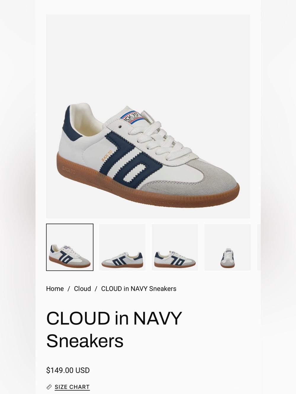 Back 70 cloud navy